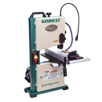 Grizzly Industrial G0803Z - 9 Benchtop Bandsaw with Laser Guide 